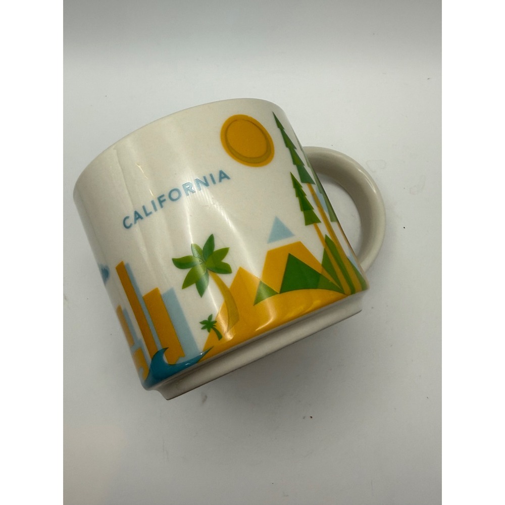 Starbucks You Are Here Collection California Coffee Mug 14oz Blue Interior 2015